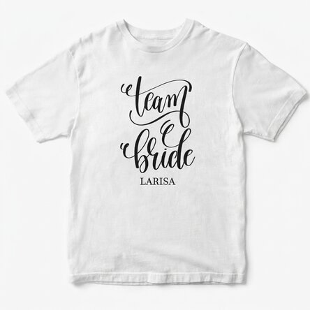 Maglietta personalizzata con scritta per le future spose - Team Bride