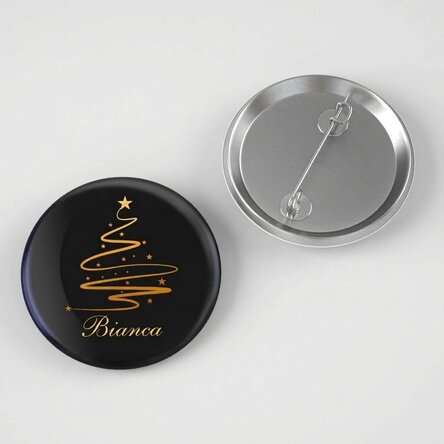 Distintivo personalizzato con testo - Modello Brad elegante