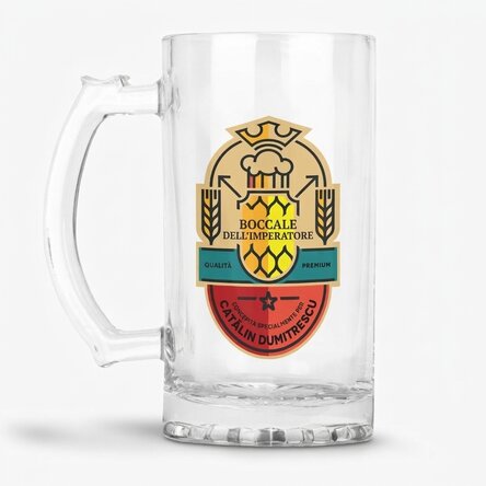 Boccale da birra personalizzato con scritta - Il boccale dell'imperatore