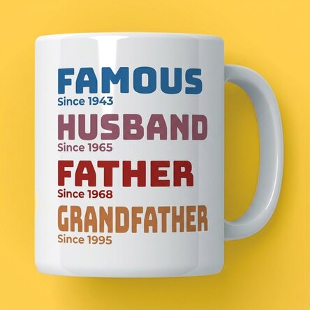 Tazza personalizzata con scritta - La storia del nonno