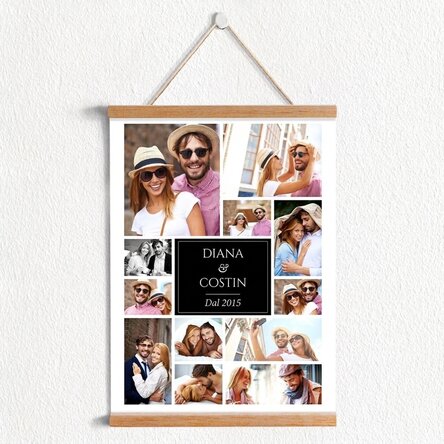 Poster personalizzato con 12 foto
