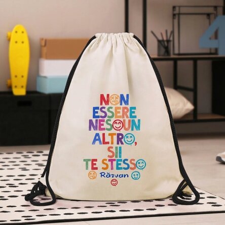 Zaino personalizzato con nome - Be yourself