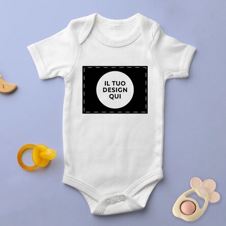 Body per bambini personalizzato con la tua grafica in formato orizzontale
