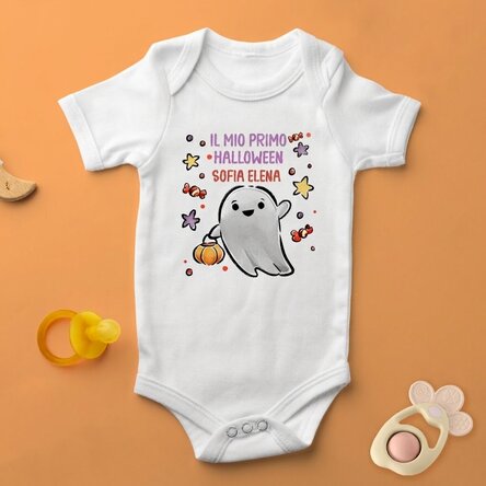 Body per bambini personalizzato con nome - Primo Halloween