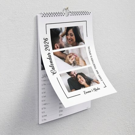 Calendario personalizzato con foto e messaggio - Momenti speciali