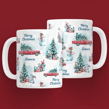 Tazza personalizzata con scritta - Merry Christmas