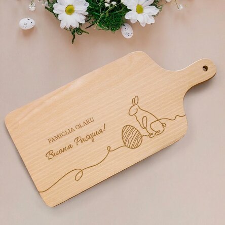 Tagliaverdure personalizzato con scritta - Buona Pasqua
