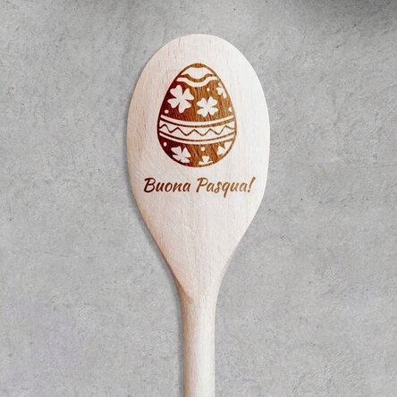 Cucchiaio di legno personalizzato - Pasta