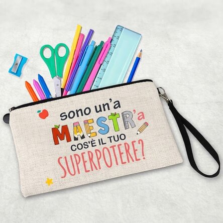 Kit per insegnanti personalizzato con testo - Superpower