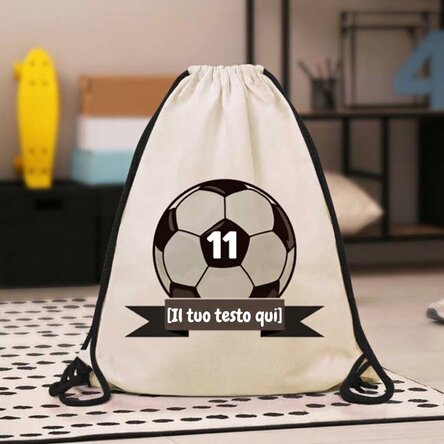 Zaino personalizzato con nome - Calcio