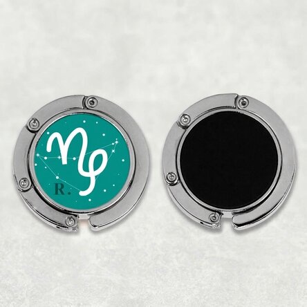 Portaborsa da tavola personalizzato con scritta - Segno zodiacale Capricorno
