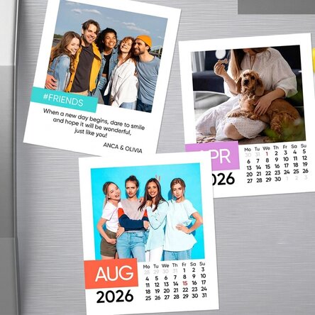Magneti e taccuini con calendario