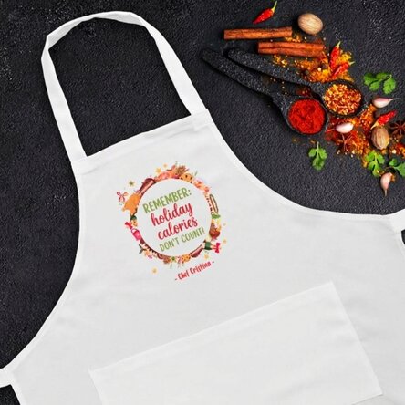 Set personalizzato con testo - Le calorie di Natale