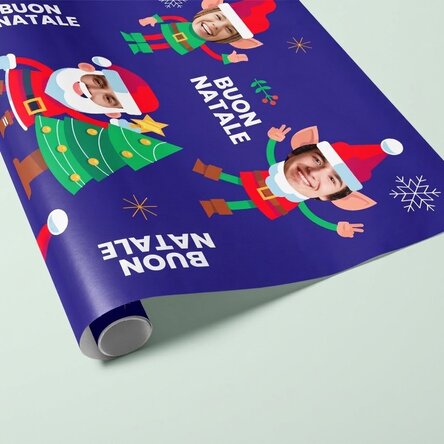 Carta da regalo personalizzata con 5 foto - Funny Christmas