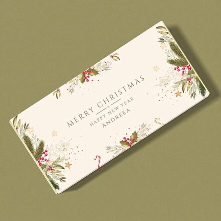 Cioccolato personalizzato con messaggio - Buon Natale!
