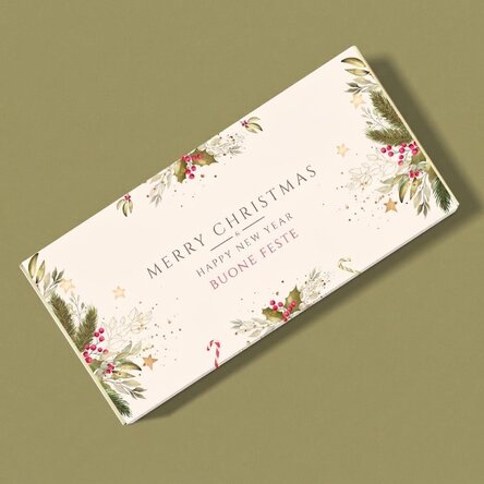 Cioccolato personalizzato con messaggio - Buon Natale!