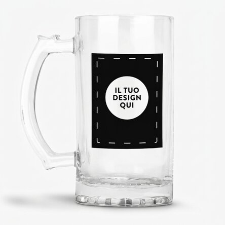 Boccale da birra personalizzato con la tua grafica