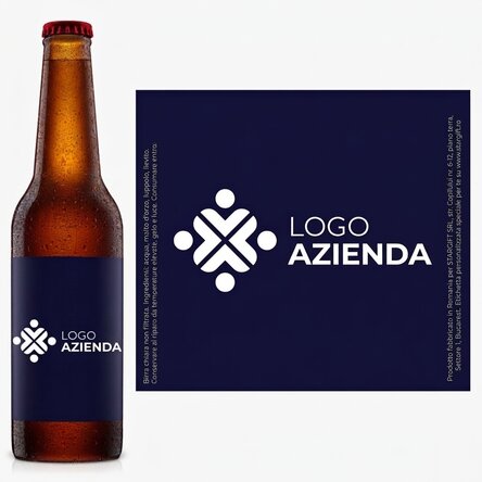 Birra personalizzata con logo