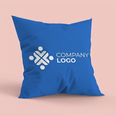 Cuscino personalizzato con logo, formato grande