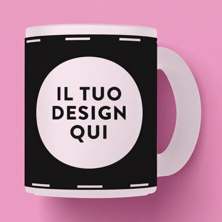 Bicchiere in vetro opaco personalizzato con la tua grafica