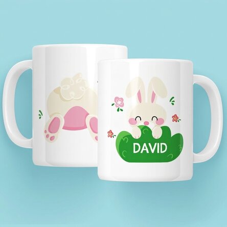 Tazza personalizzata con nome - Coniglietto carino