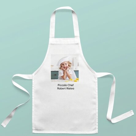 T-shirt personalizzata per bambini con foto e testo