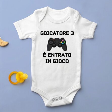 Body per bambini personalizzato con scritta - Player