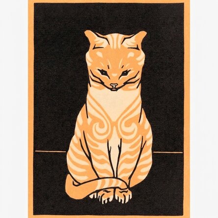 Poster di Julie de Graag, “Sitting cat”, 1918