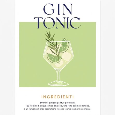Poster Gin Tonic