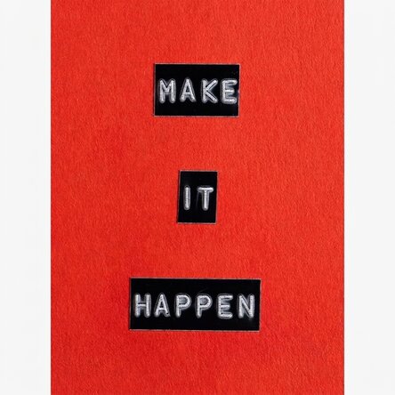 Poster “Make it happen”