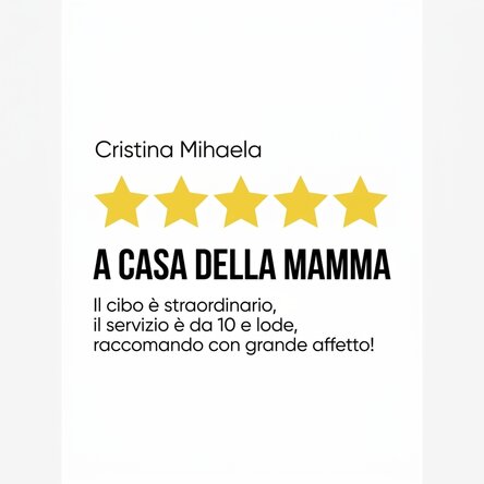 Poster personalizzato con testo - Recensione