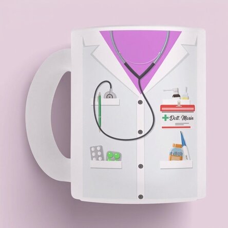 Tazza personalizzata con scritta - Per medici/dottori