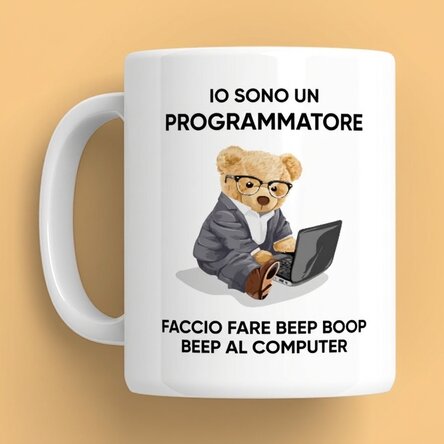 Tazza personalizzata con scritta - I am a programmer
