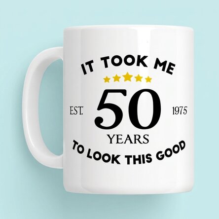 Tazza personalizzata con scritta - Sto bene alla mia età
