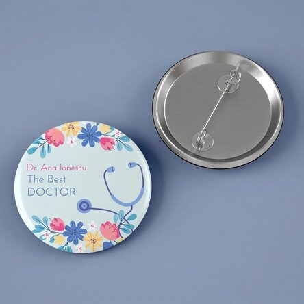 Distintivo personalizzato con scritta - Medico