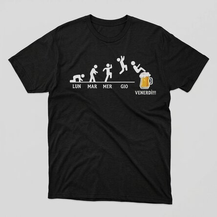 Maglietta in cotone personalizzata - Beer Time