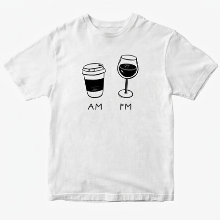Custom cotton T-shirt - AM/PM