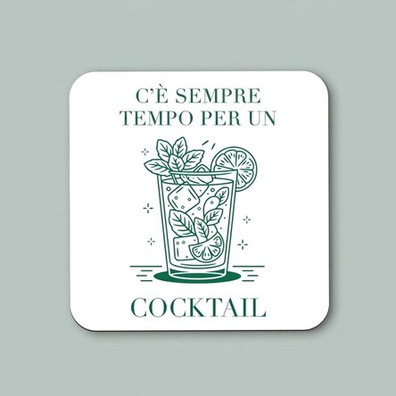 Sottobicchiere personalizzato con scritta - Always
