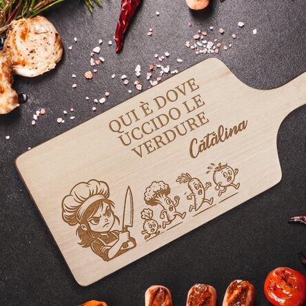 Tritaverdure personalizzato con messaggio - Vegetables