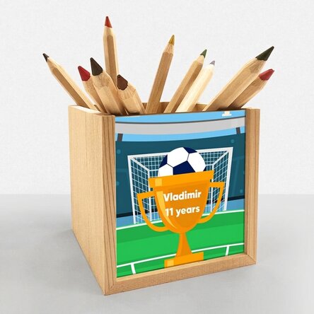 Personalised pencil holder with text - Cupa