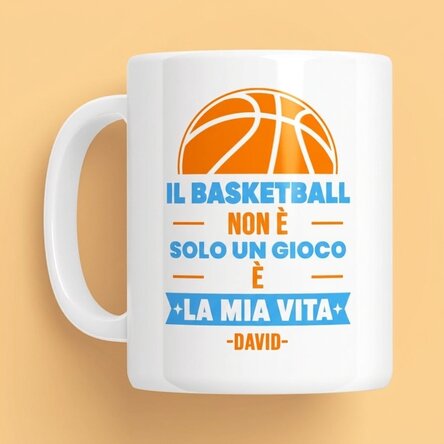 Tazza personalizzata con scritta - Basket