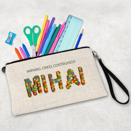 Set per bambini personalizzato con scritta - Lego