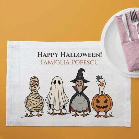 Portapiatto personalizzato con scritta - Halloween