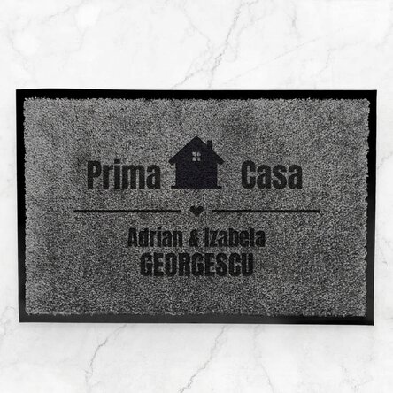 Tappetino d'ingresso personalizzato con messaggio - Home
