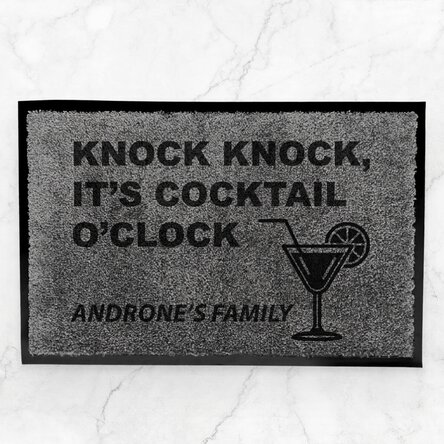Tappetino d'ingresso personalizzato per interni - Cocktail o'clock