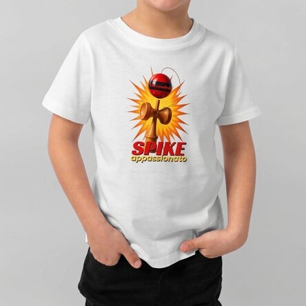 Maglietta in cotone per bambini personalizzata con scritta - Spike Enthusiast