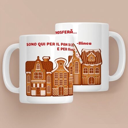 Tazza personalizzata con messaggio - Gingerbread