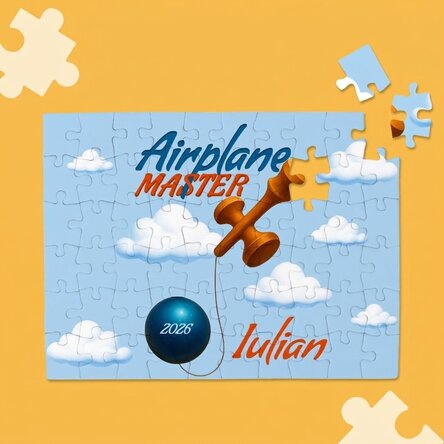 Puzzle personalizzato per bambini - Airplane Master