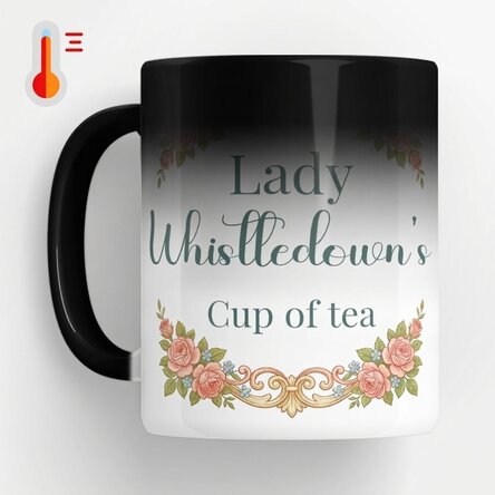 Tazza termosensibile personalizzata con foto e testo - Bridgerton Aesthetic