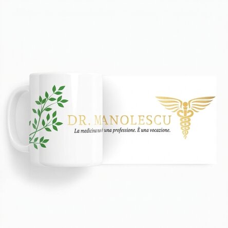 Tazza personalizzata con scritta - Golden Doctor